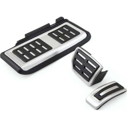Stainless Steel Car Pedal Foot Rest Pedals Plate Cover for Volkswagen VW Golf 7 MK7 GTI for Skoda Octavia A7 Rapid LHD