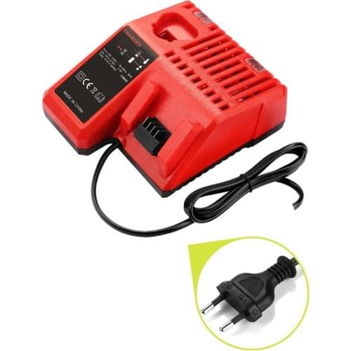 Replacement Power Tool Battery Charger For Milwaukee M12 12V 48-59-2401 48-11-2402 14.4v-18v Charger M18 EU Plug charger