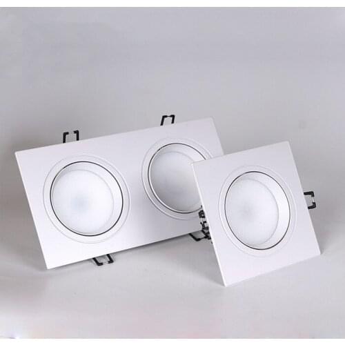 Led Downlight Square Dimmable cob Spot 5w 7w 10w 20w ac85-265V ceiling recessed Indoor Lighting
