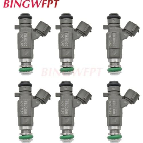 6PCS 16600-2Y915 FBJC100 fuel injectors for Nissan 350Z 2003-2005 Pathfinder 2002-2004 3.5L V6 For Maxima 3.0L 2000-2001