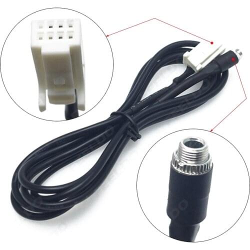 1 PCS AUX INPUT 8- Pin Adaptor Dash Female 3.5 Jack Cable For Suzuki SX4 Grand Vitara Swift