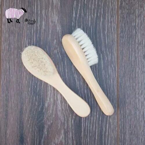 Newborn Baby 100% Wool Comb for Photography Care Props bebe fotografia Accessories Baby Boy Photo Shoot Hair Massage Comb Props