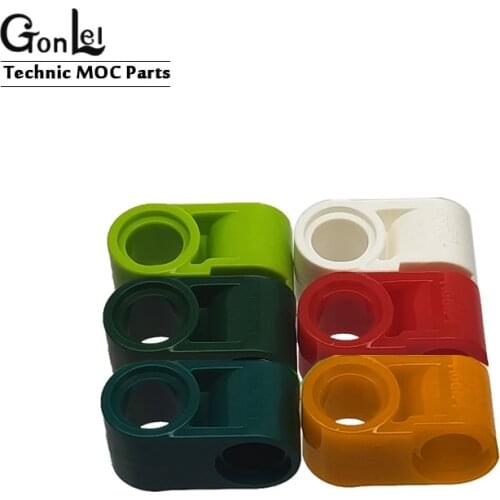 20Pcs/lot High-Tech Beams Special 1x2 Open Center Thick Parts MOC Building Blocks Bricks DIY Toys Compatible with 43857