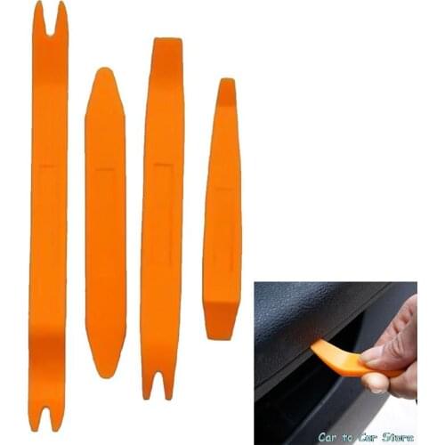 4PCS Portable Auto Car Radio Panel Door Clip Panel Trim Dash Audio Removal Installer Pry Kit Repair Tool Pry Tool Hand Tools