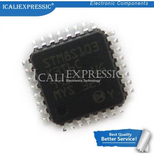 5PCS STM8S103K3T6 STM8S103 QFP-32 In Stock