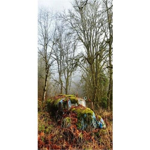 5d embroidery forest old car full square / round diamond painting landscape canvas resin diamond art mosaic decoration 50x100cm