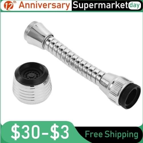 Kitchen Faucet Water Bubbler Saving Tap Aerator Diffuser Faucet 360 Degree Rotatable Shower Head Filter Nozzle Connector Adapter