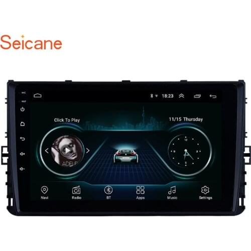 Seicane 2Din Android 8.1 9 inch GPS Car Radio Head Unit For 2018 VW Volkswagen Universal Polo Golf Passat b5 b6 t4 t5 With RDS