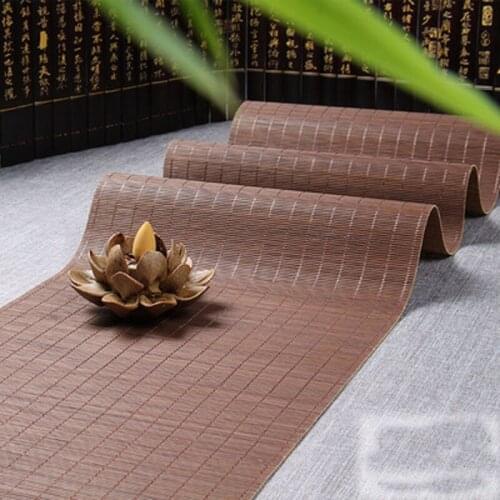 Bamboo placemats table mat kung fu tea cup mat ome Cafe Restaurant Decoration Tea ceremony Accessories Insulation pads