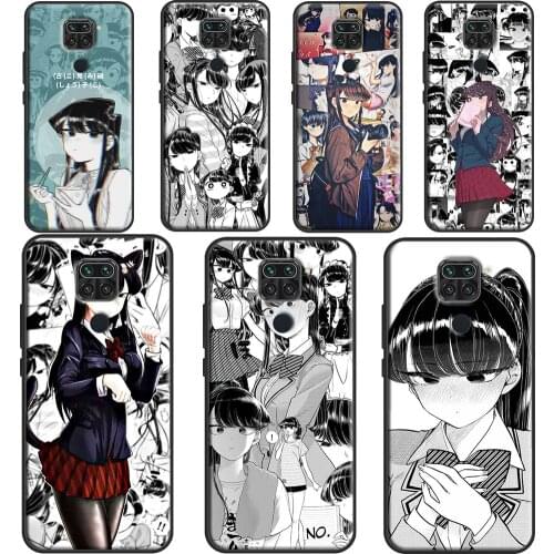 Komi Shouko Komi-san anime Case For Xiaomi Redmi Note 9 Pro 8 7 8T 9S Note 10 Pro Coque For Redmi 9 9A 9C 9T K40 8A