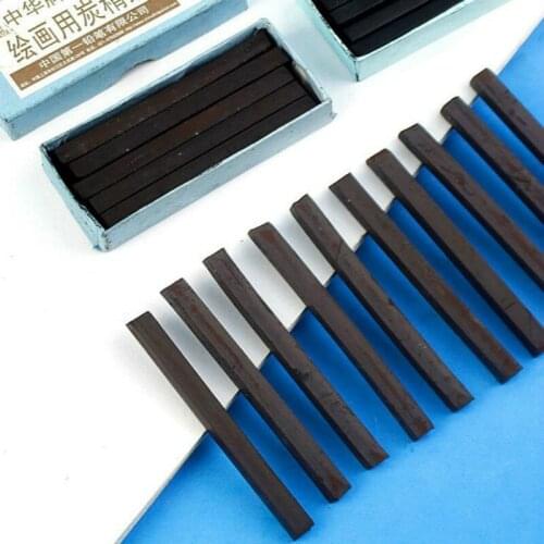 Black Charcoal Bar Water Soluble Brown Black Charcoal Pencil Sketch Charcoal Sticks Art Supplies Carboncillo Para Dibujo