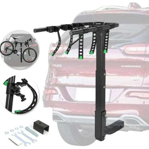 3 Bicycle Bike Rack Hitch Mount Carrier for Car Truck Auto SUV Rack 3 Bikes with 2" Receiver