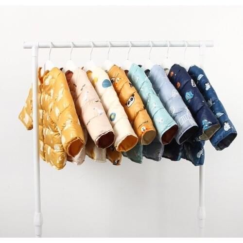 1-5 Y Kids Cotton Parka Children Girls Outerwear New Arrival 2020 Autumn Winter Baby Jacket Cartoon Dinosaur Boys Winter Coat