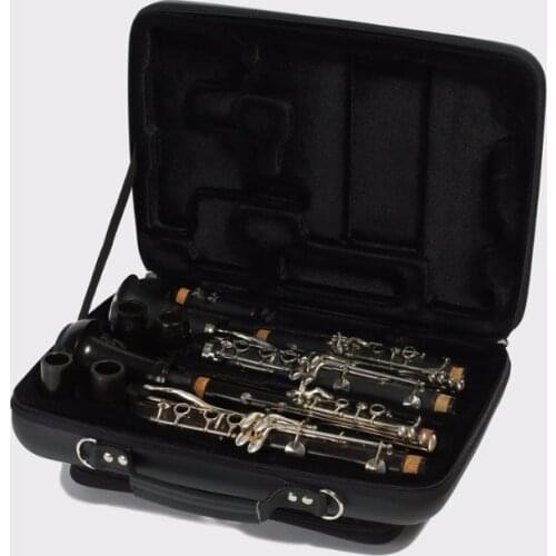 PU shaped Double Clarinet case for A and Bb Clarinet