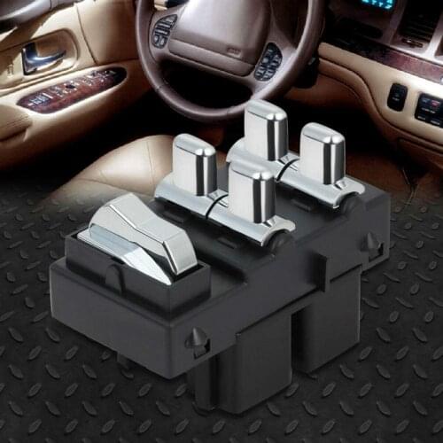 Electric Power Window Control Switch Regulator Button Console for 1998-2002 Lincoln TOWN Car F8VZ-14529-AA