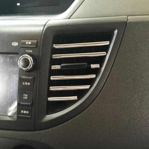 6mm 3m car styling chrome forming strip air outlet grille door protection trim for Audi Q3 Q5 SQ5 Q7 A1 A3 S3 A4 S4 RS4 RS5 A5