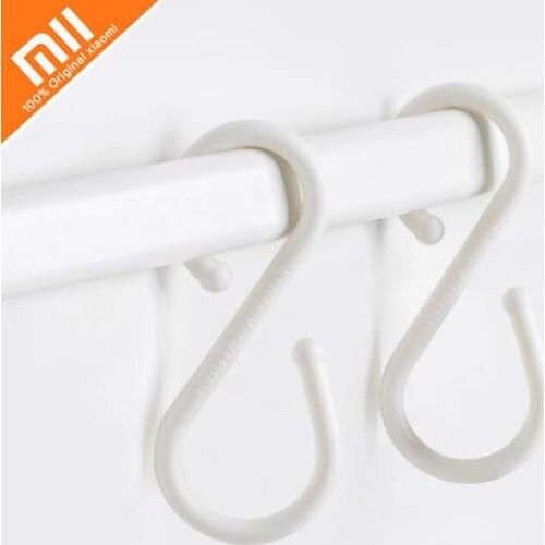 10pcs/lot Original Youpin Mijia S Type Multifunction Double Head Hook for Bathroom Kitchen Load-Bearing Storage Rack