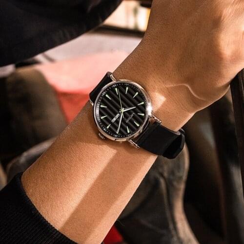 MEGIR 2021 Mens Fashion Simple Watch New Sport Watches Men Fashion Luminous WristWatch Silicone Male Clock Relogio Masculino