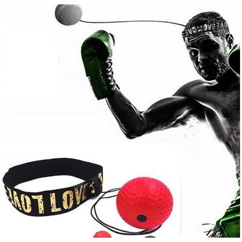 Speed Reflex Fight Ball With Head Band MMA Boxing Training Boxer Punch Exercise
