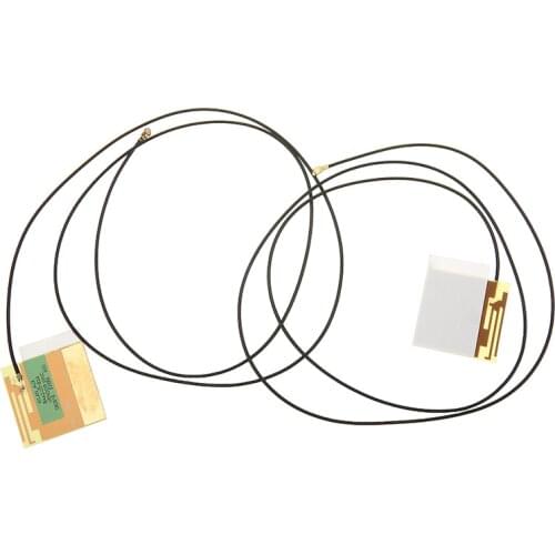 Pohiks 1Pair Portable 2.4/5.0 GHz Dual Mini PCI/PCI-E Antenna High Quality Laptop Desktop Antennas For Notebook Computer