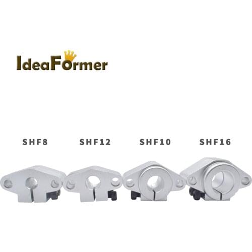 1pc SHF8 SHF10 SHF12 SHF16 Linear Rail Shaft Pillow Block Support Rod for CNC Router 3D Printer Accessories Winding shape