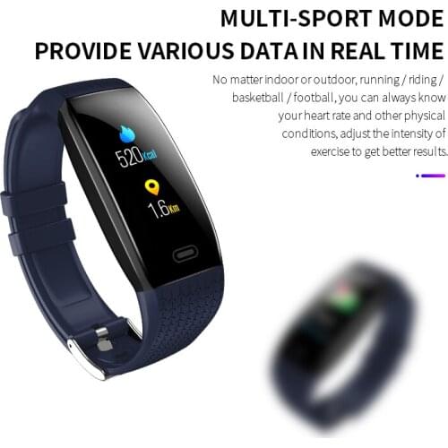 T5 Smart Bracelet Watch Heart Rate Blood Pressure Healthy Waterproof Smart Watch Bluetooth Call Wristband Fitness Tracker reloj