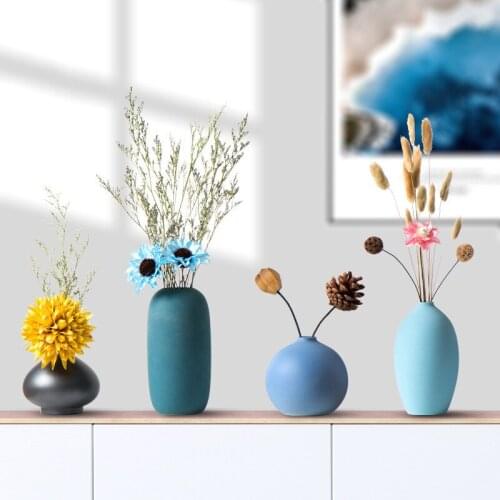 Modern Minimalist Flower Vases For Homes Home Living Room Decoration Accessories Creative Flower-arranging Ceramic Vase