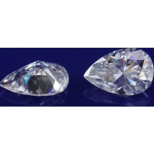 Super White Moissanite Loose Stone Water Drop Shape 3.5mm White D Color Jewelry DIY Material 100% Pass Diamond Tester