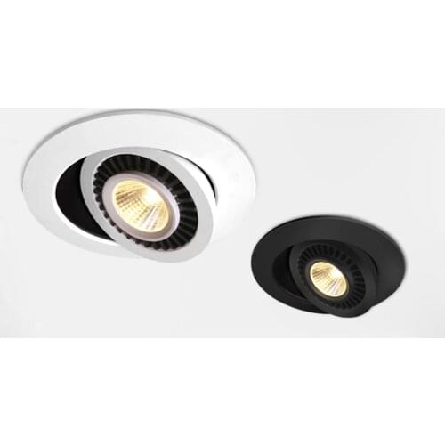 Led downlight light 360 Degree Rotating Ceiling Recessed Spot Light 5w 7w 10w 12w Surface Mounted dimmable led Downlight