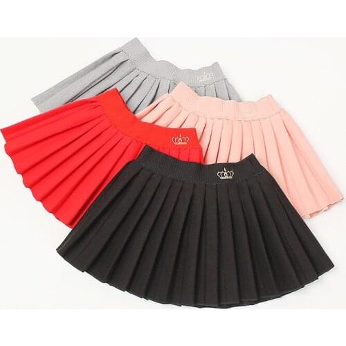 Girls Skirts woolen Skirt Childrens Clothing For Baby Kids pleated Skirts For Girl school Outfit toddler short clothing Xmas