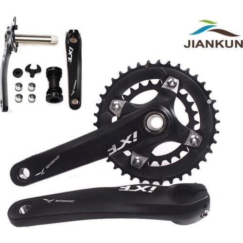 104BCD 26T/38T Chainset MTB Bicycle Double 10Speed Crankset Chainring & Crank & BB For Mountain Bikes