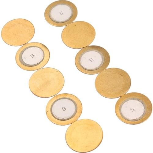 10pcs 35mm Piezo Electric Disc Transducer for Guitar Mandolin Violin DIY