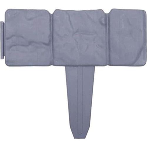 5/10/20 Pcs Imitation Stone Effect Lawn Fence Gardening Edging Interlock Flower K0AB