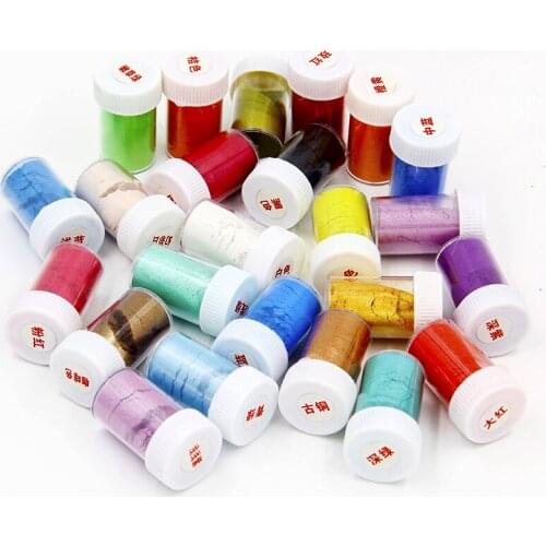 5g Pigment Powder Slime Supplies Accessories Slime Decor DIY Lizun Toys Kid Epoxy Mica Pigment Pearl Powder Clay Slime Additives
