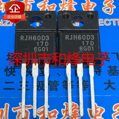 6pcs/lot RJH60D3 RJH60D3DPP TO-220F 600V 17A In Stock