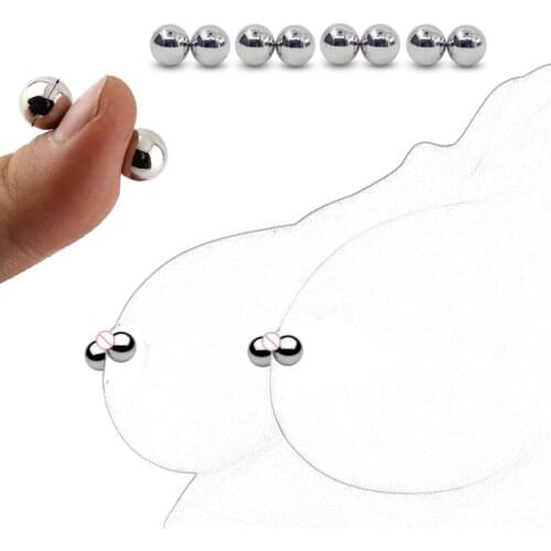 BDSM Bondage Adult No Vibrators Sex Toys For Women Couples Ultra Powerful Magnetic Orbs BDSM Nipple Clamps Orbs Vagina Clitoris