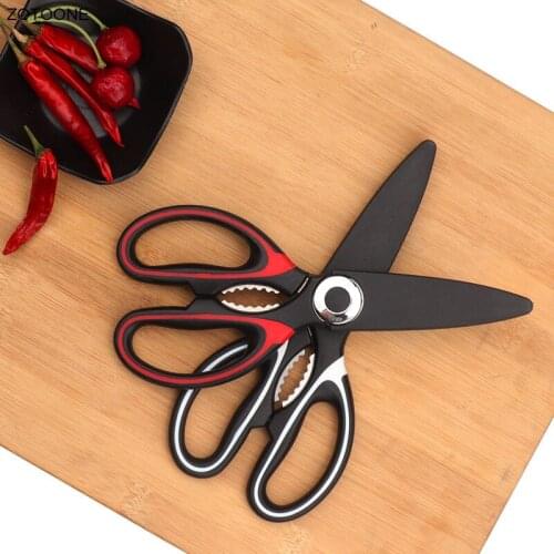 Household Sewing Scissors Stainless Steel Kitchen Scissors Shears Tool for Meat Vegetables Herbs DIY Multi Purpose Scissor Tools