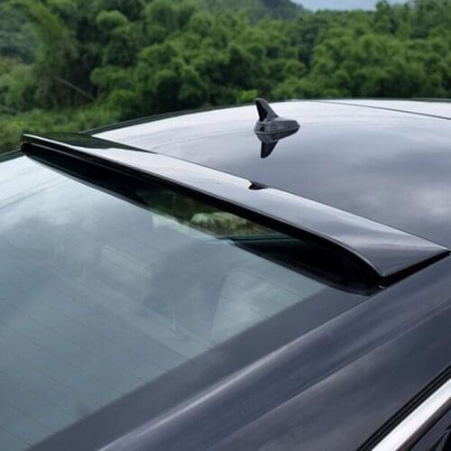 FOR Roof Spoiler Wing NEW VW Passat 2019 2020 2021 ABS Material Car Window Rear Lip Black Tail FIN Refit Accessories