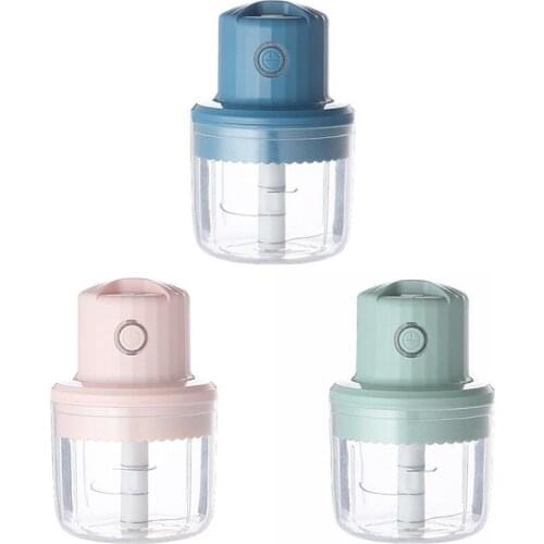 Blender Electric Garlic Beater Wireless Cooking Machine Garlic Puller Household Garlic Pepper Blender 250Ml