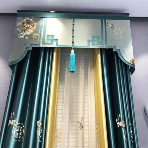 European High-grade Branch Embroidered Tulle Curtains Exquisite For Living Room Bedroom Window Treatment Drapes