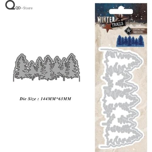 Forest Lace Model Cutting Dies Stamps Dies Scrapbooking Mold Cut Handmade Tools DIY Craft Decoration Metal Cutting Dies New 2021