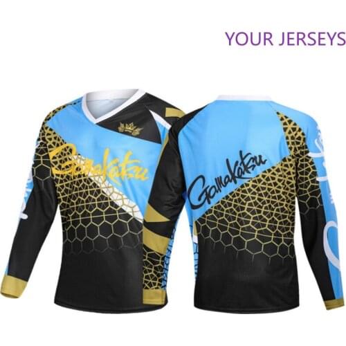 Gamakatsu Men Fishing Clothes Moisture Wicking Breathable Long Sleeve T Shirt Sports Cycling Vest Shirts DAIWA Pesca Camiseta