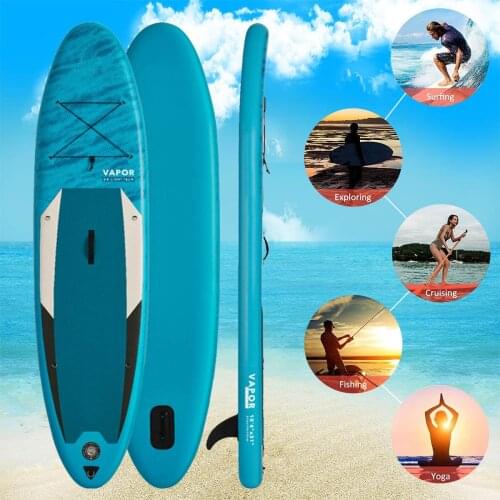 10'4'' Inflatable Paddle Surf Board Water Skiing Adult Board Water Sport Board Boat Dinghy Raft Max Load 140Kg Surfing Board