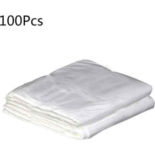 100Pcs Disposable Waterproof Barber Cape Hairdressing Shawl Barbershop Apron
