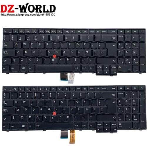 New Original LAS ES Spanish Keyboard for Lenovo Thinkpad P50S T560 W540 T540P W541 T550 W550S L540 L560 Teclado 04Y2436 04Y2358