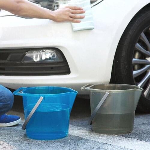 Portable Plastic Fishing Promotion Camping Car Wash Mop Bucket Outdoor Useful Footbath Barrels