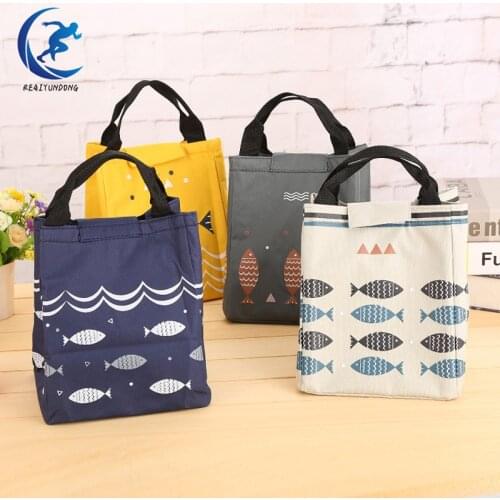 Picnic Portable Bag Lunch Insulated Cooler Box Tote Waterproof Thermal Food Canvas Beach Bags For Camping Outdoor