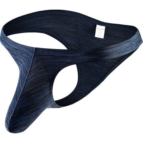 Sexy Mens U Pouch G-Strings Thongs Elephant Nose Nylon Jockstrap T Back Cuecas Gay Male Backless Bikini String Homme Underwear