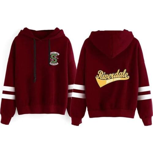 New Fashion American TV Riverdale Hoodie Sweatshirts South Side Serpents Harajuku Hooded Streetwear Pullovers Kawaii Clothes Top