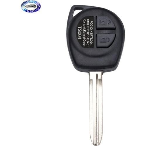 Replacement 2 Button Remote Car Key Case Cover Fob Key Shell For Suzuki Swift Grand SX4 Grand Vitara Swift Liana Key + Button Pa